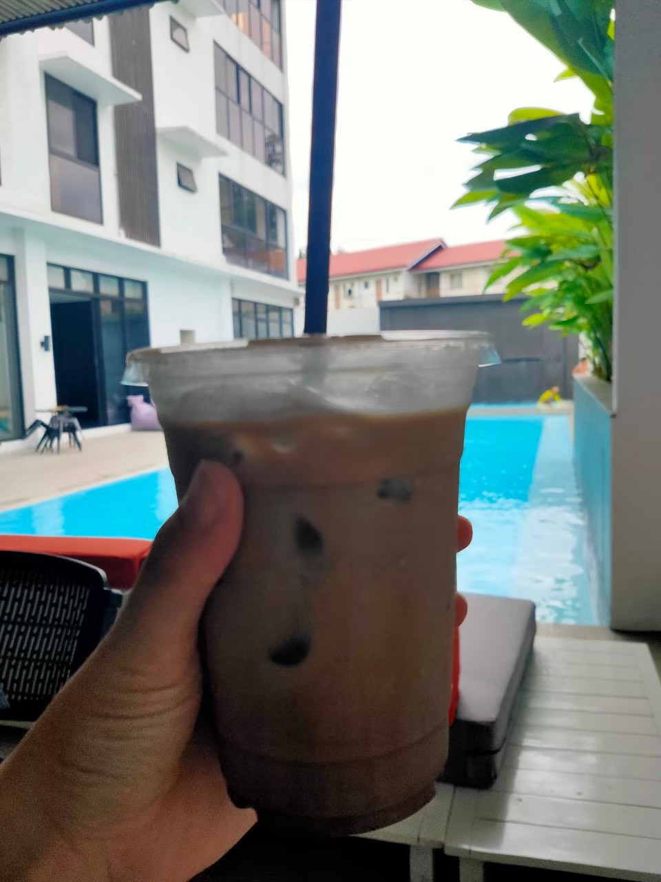 カフェサイドでの仕事