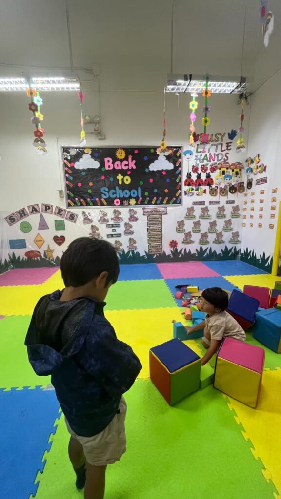 セブ島の学校にある幼稚園(キッズルーム)の様子
