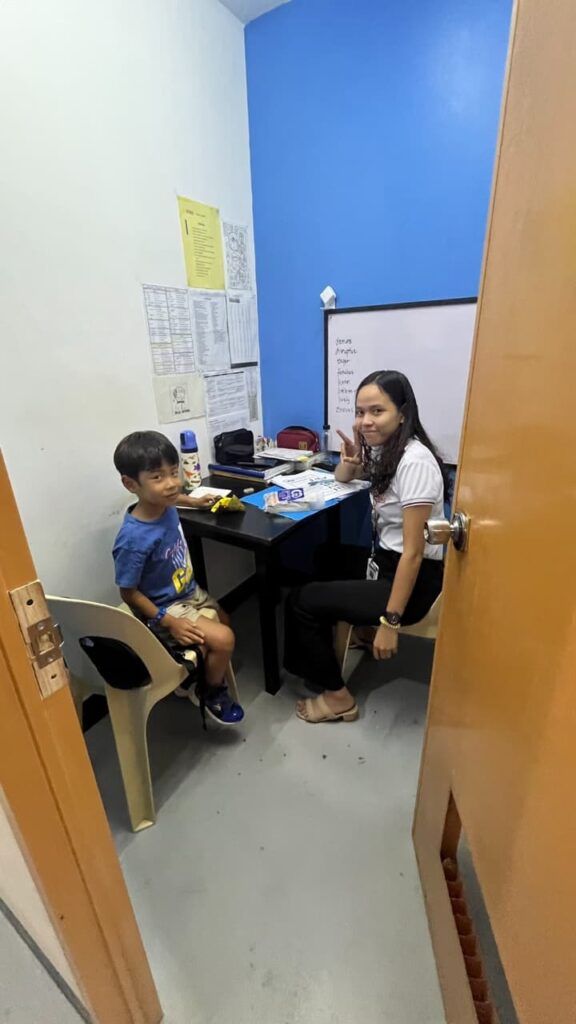 最終日に受けた子ども(長男)の個別マンツーマンレッスン