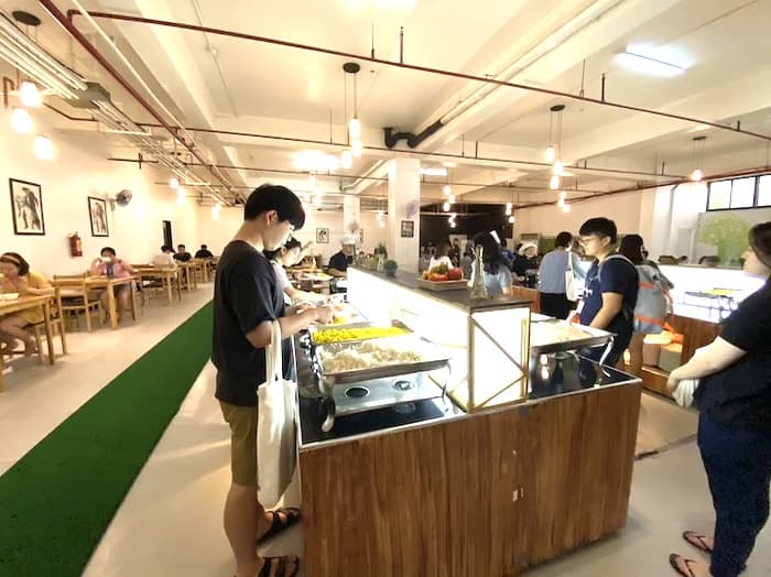 SMEAGキャピタルのビュッフェ