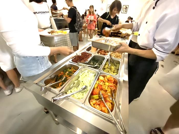 SMEAGキャピタルのビュッフェ