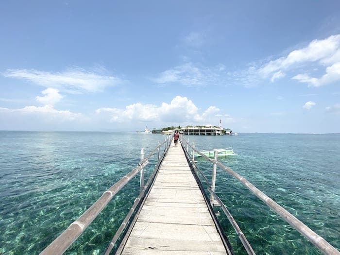 おしゃれなビーチでのんびり