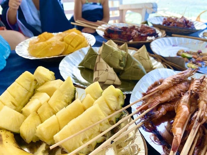 船上バーベキュー