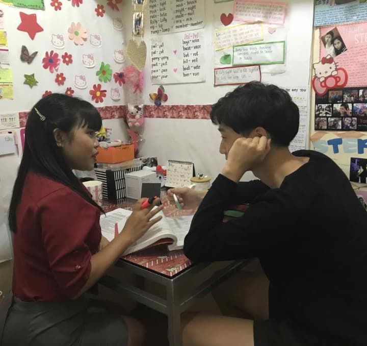 マンツーマンクラスの様子