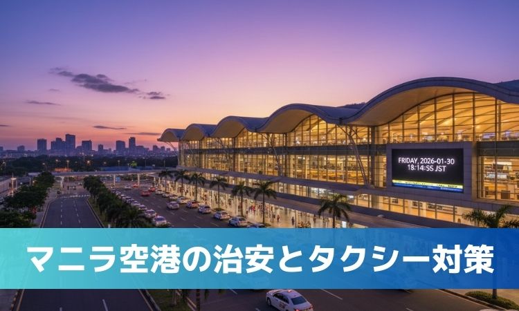 マニラ空港の治安とタクシー対策ガイド