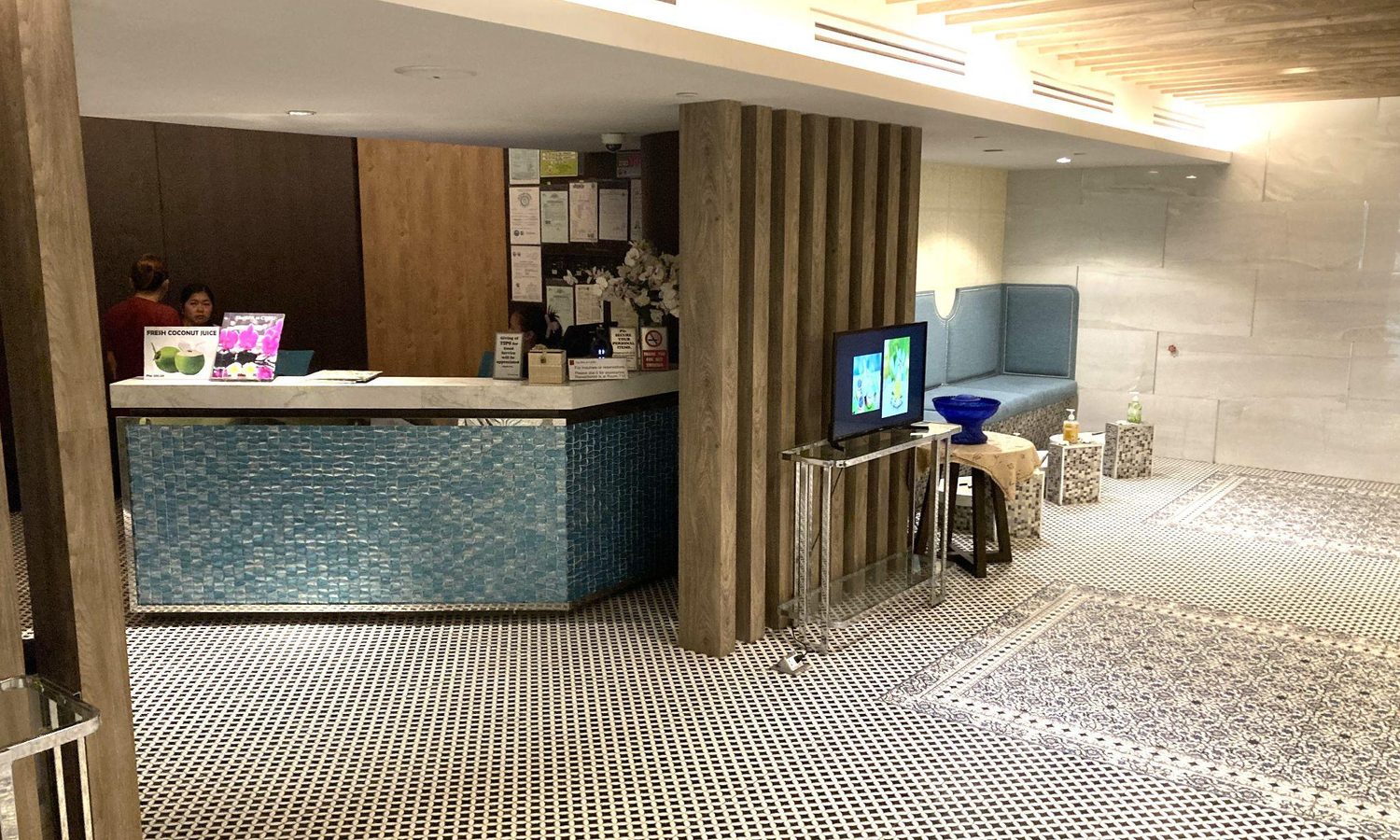 Bai Hotelのスパの受付