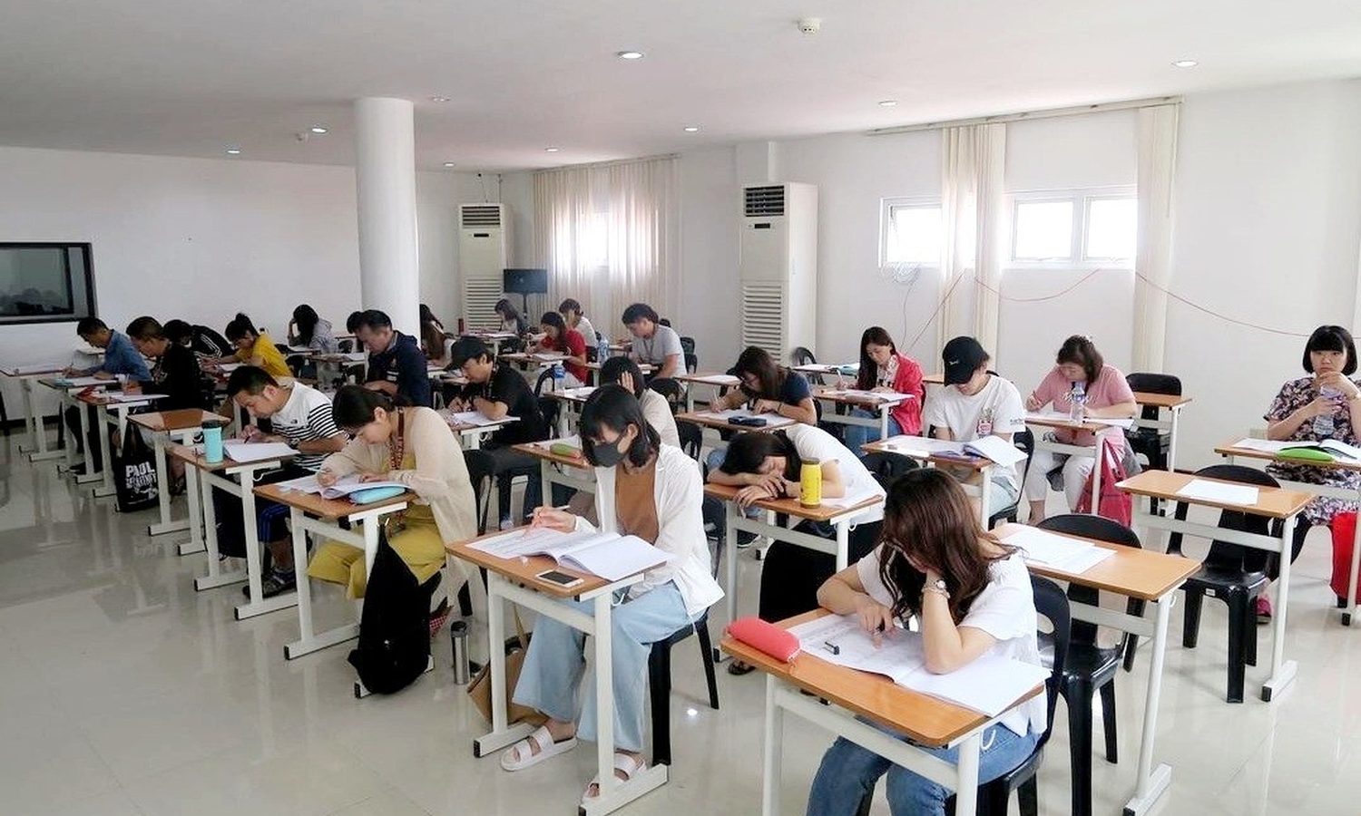 EG Academyの入学初日のレベルテスト