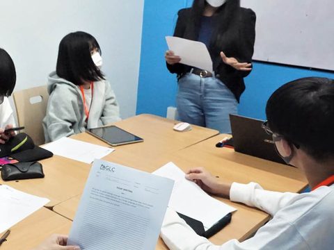 GLCのビジネス英語コースのグループレッスン