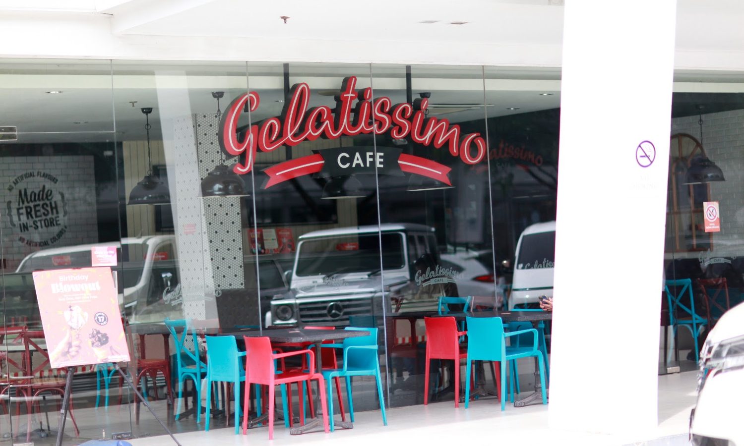 Streetscapeモールのカフェ「Gelatissimo」
