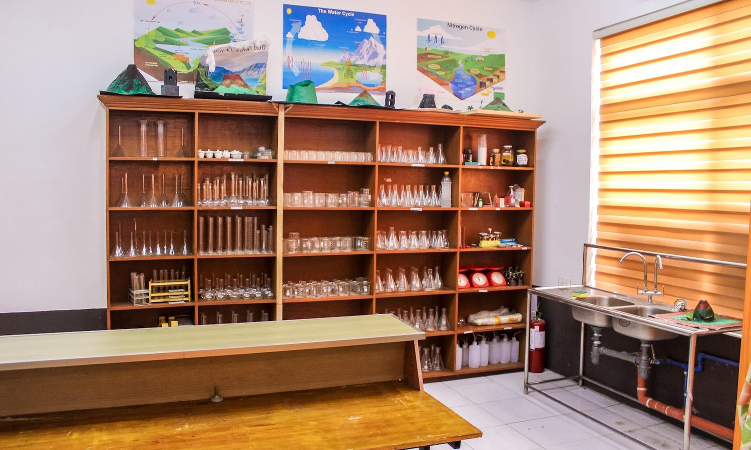 SMEAG Global Schoolの理科実験室