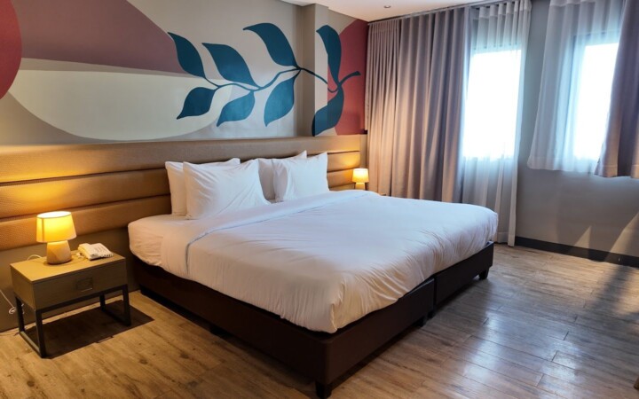 Cebu Blue Oceanの外部寮Ocean SuitesのDeluxeルーム