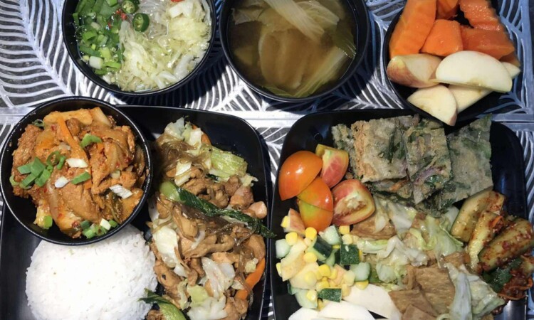 CG バニラッド校の昼食の一例