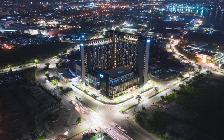 Bai Hotelの夜景（上から）