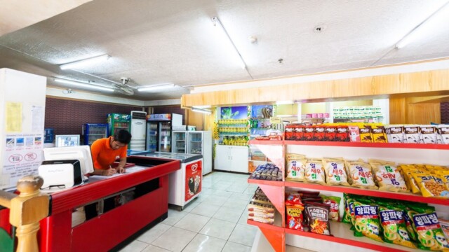 CPILSの売店のレジ