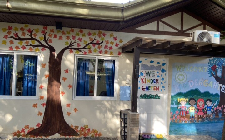 CLARK WE ACADEMYの幼稚園の建物