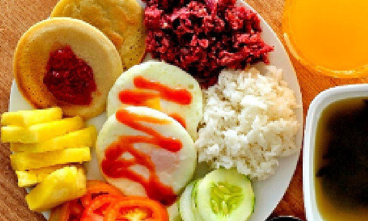 ELSAの朝食の一例