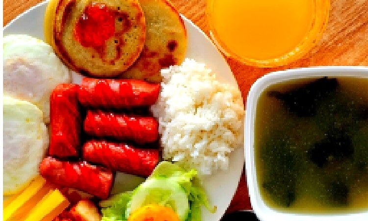 ELSAの朝食の一例