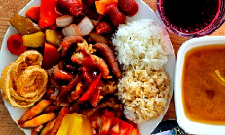 ELSAの夕食の一例