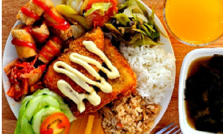 ELSAの昼食の一例