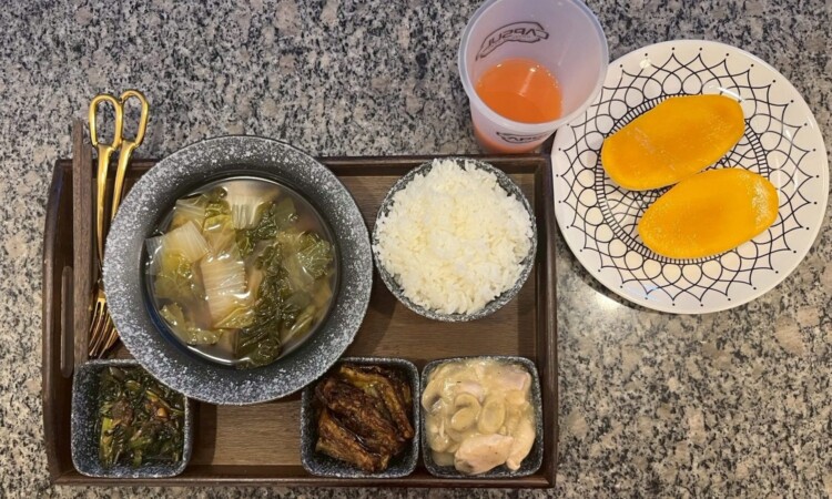 GITC セブの食堂で出される食事