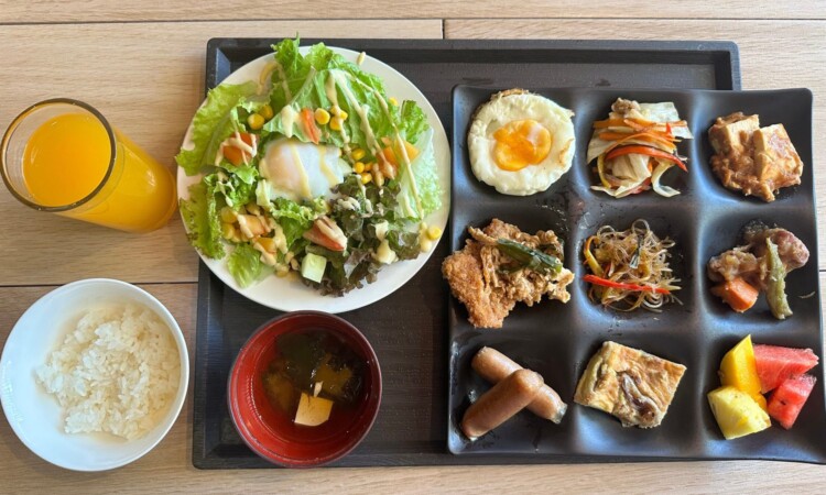 松之家の朝食の一例
