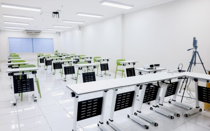 Philinter校内にあるBritish Council公認のIELTS試験会場