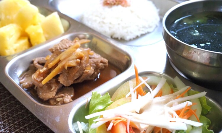Stargateの食事の例（生姜焼き）